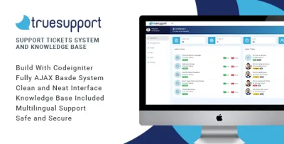 Truesupport support tickets system knowledge base codermarket.png