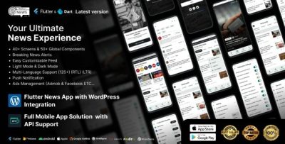 Trueulynews flutter news app ui kit with wordpress api integration .jpg