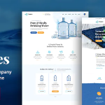 Uaques drinking water delivery wordpress theme rtl codermarket.png