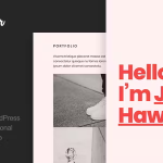 Ukko personal portfolio wordpress theme codermarket.png