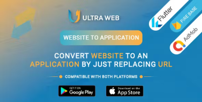 Ultra web to app convert website into app with flutter web view app .png