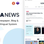 Ultranews laravel newspaper blog multilingual system with support ai.png