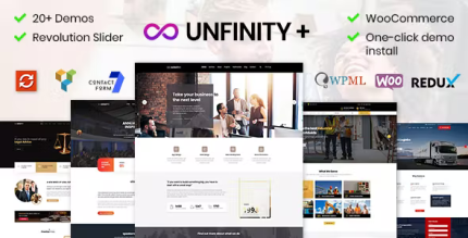 Unfinity one page wordpress codermarket.png
