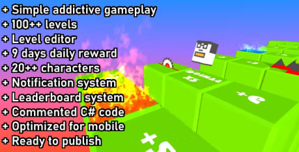 Unity game template hoppy rampage codermarket.png