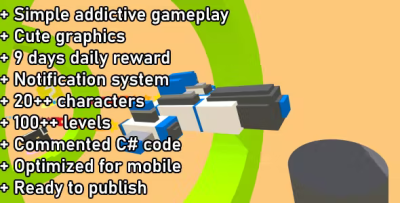 Unity game template hovering spaceship codermarket.png