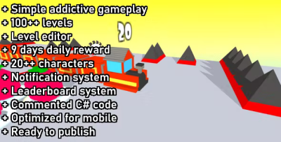 Unity game template snaky race codermarket.png