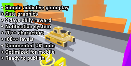Unity game template tank rider codermarket.png
