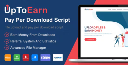 Uptoearn file upload and pay per download script saas ready extended.png