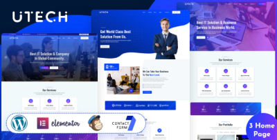 Utech it solution and technology wordpress theme codermarket.png