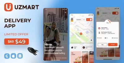 Uzmart delivery man app codermarket.jpg