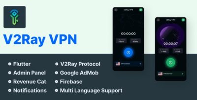 V2ray vpn flutter v2ray protocol vpn app codermarket.jpg