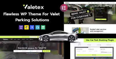 Valetex valet parking services wordpress theme codermarket.png