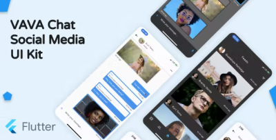 Vavachat social media flutter ui template codermarket.png