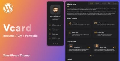Vcard resume cv portfolio wordpress theme codermarket.jpg