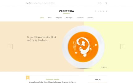 Vegetarian restaurant blog wordpress theme.jpg