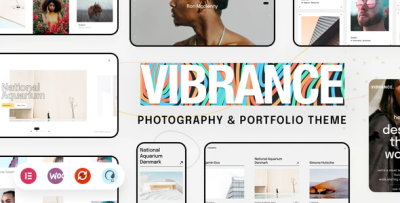 Vibrance photography theme codermarket.png