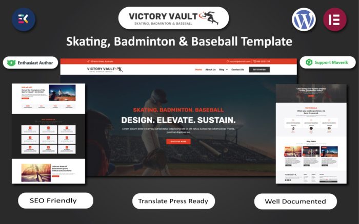 Victory vault skating badminton baseball wordpress elemnetor template.jpg