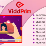 Viddprim complete youtube marketing application saas platform codermarket.png