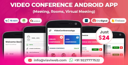 Video conference android app codermarket.png