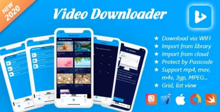 Video downloader video storage ios 13 with admob codermarket.png