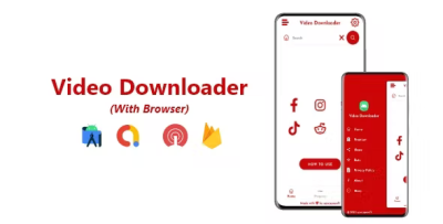 Video downloader with browser admob firebase onesignal codermarket.png