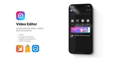 Video editor converter ios source code template codermarket.jpeg