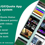 Video image gif quote app with earning system reward points codermarket.png