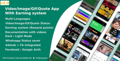 Video image gif quote app with earning system reward points codermarket.png