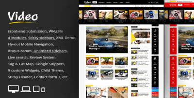 Video news wordpress magazine newspaper theme codermarket.png