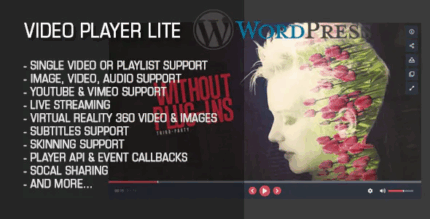 Video player lite wordpress plugin codermarket.png