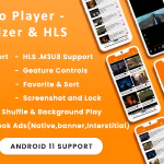 Video player with equalizer subtitle hls play android 13 sdk 34 .png