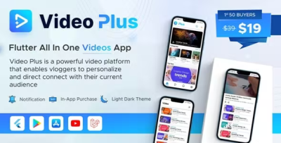 Video plus flutter all in one videos app with laravel admin panel .png