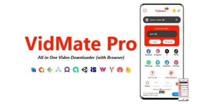 Vidmate pro all in one video downloader with browser admob firebase .jpg