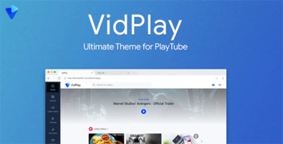 Vidplay the playtube theme codermarket.png
