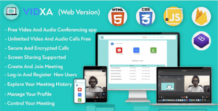 Vidxa web free video conferencing for live class meeting webinar .png