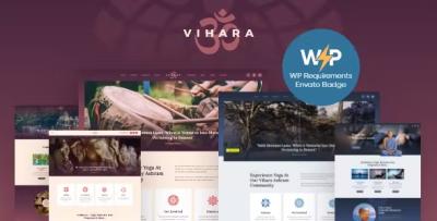 Vihara ashram oriental buddhist temple wordpress theme rtl codermarket.png