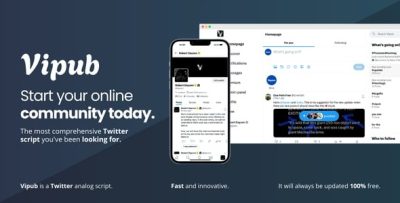 Vipub php social network platform script codermarket.jpg