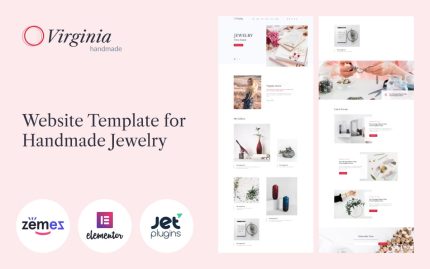Virginia website template for handmade jewelry with elementor builder.jpg