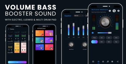 Volume booster bass booster with admob ads android codermarket.jpeg