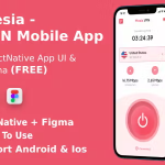 Vpn mobile app ui kit reactnative figma free mesia vpn codermarket.png