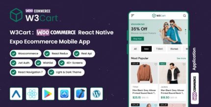 W3cart woocommerce mobile application react native codermarket.jpg