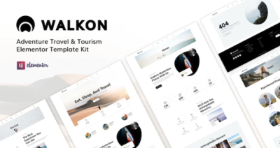 Walkon adventure travel tourism elementor template kit codermarket.png