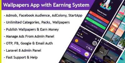 Wallpapers app with earning system admin panel codermarket.png