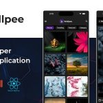 Wallpee full react native wallpaper app with backend graphql api .jpeg