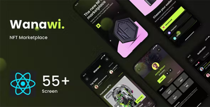Wanawi nft marketplace react native template codermarket.png