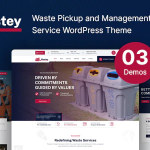 Wastey waste pickup and disposal services wordpress theme codermarket.png