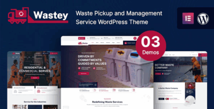 Wastey waste pickup and disposal services wordpress theme codermarket.png