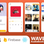 Waveapp flutter audiobook and podcast app with admin using firebase .png