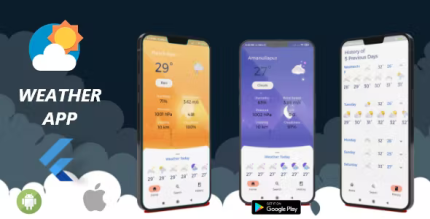 Weather app flutter online live weather app codermarket.png