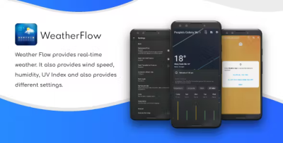 Weather flow live weather forecast app with admob ads codermarket.png